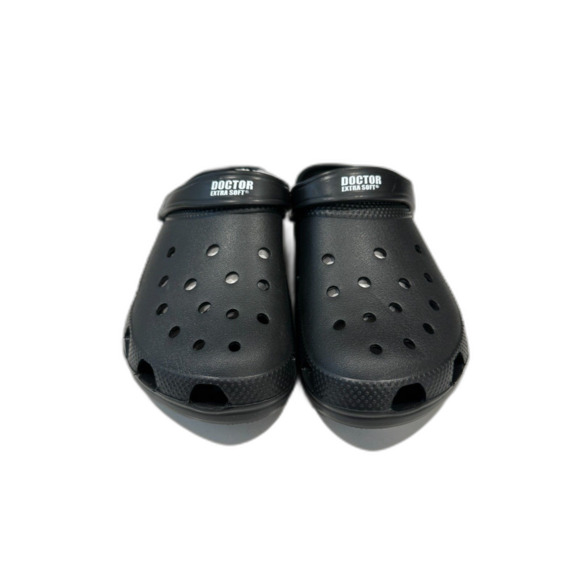 NWT Doctor Soft Black Slip on Comfort Shoes Clogs Size Men 10 Women 12 - Picture 4 of 7